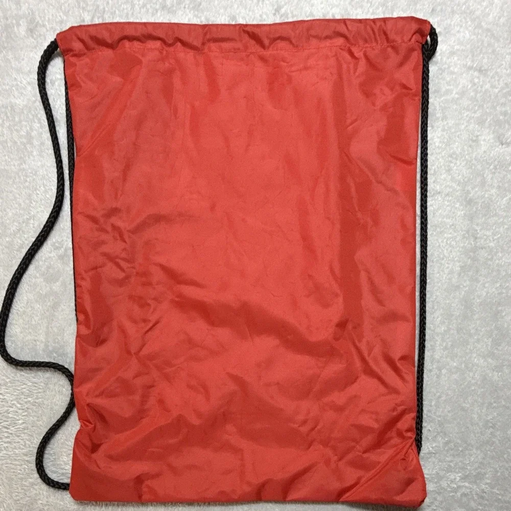 NBA Chicago Bulls Officially Licensed Basketball Drawstring Bag Red Black